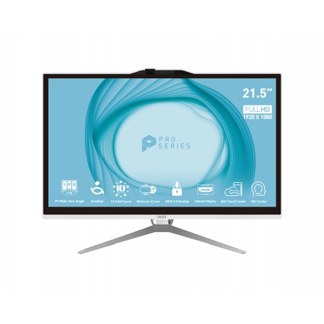 MSI Pro AP222T 13M-015IT Intel® Core™ i5 i5-13400 54,6 cm (21.5") 1920 x 1080 Pixel PC All-in-one 8 GB DDR4-SDRAM 256 GB SSD 