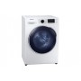 Samsung WD8NK52E0AW/ET lavasciuga slim a caricamento frontale Crystal Clean™ 8/5 kg Classe C/F 1200 giri/min, Porta blu + Pane