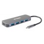 D-Link DUB-2340 hub di interfaccia USB tipo-C 5000 Mbit/s Grigio