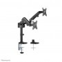 FULL MOTION MONITOR DESK MOUNT FOR 17-27 BLACK