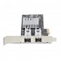 StarTech.com Scheda di Rete SFP GbE a 2 Porte, PCIe 2.1 x1, Intel I210-IS, Controller 1GbE, 1000BASE rame/fibra ottica, NIC Giga