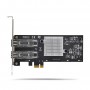 StarTech.com Scheda di Rete SFP GbE a 2 Porte, PCIe 2.1 x1, Intel I210-IS, Controller 1GbE, 1000BASE rame/fibra ottica, NIC Giga