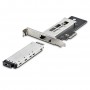 StarTech.com Rack rimovibile per SSD M.2 NVMe a PCIe x4 / Backplane mobile per slot di espansione PCI Express, Installazione sen