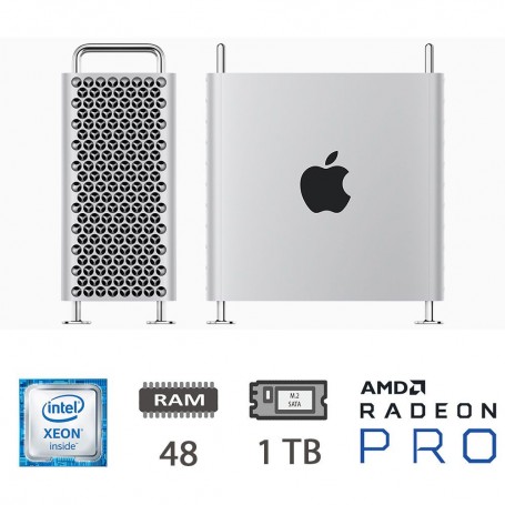 MAC PRO (2019)XEON W-3235- 3.3GHZ/48/1TB/RP580X/2Y