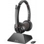 POLY Cuffie Savi 8220 UC DECT 1880-1900 MHz USB-A certificate per Microsoft Teams