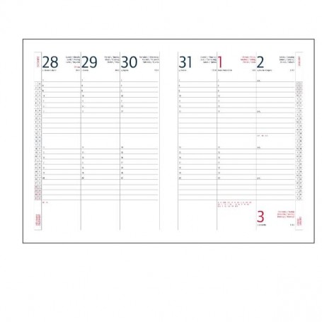 AGENDA DELTA SETTIMANALE 17X24  BLU
