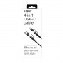 A+C TO C+LIGHT CABLE 2M BK