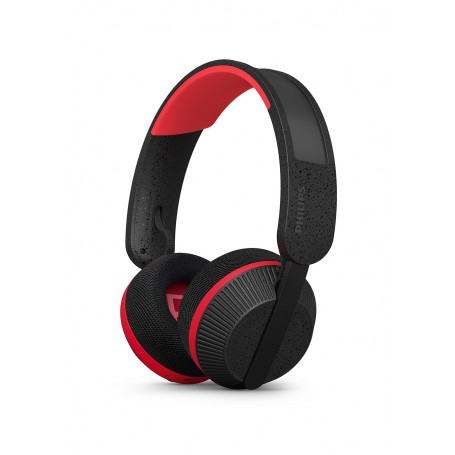 Philips 6000 series TAA6219BK/00 cuffia e auricolare Cuffie Wireless A Padiglione MUSICA Bluetooth Nero, Rosso