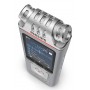 Philips DVT4115 Digital Voice Tracer Flash card Cromo, Argento