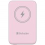 Verbatim Charge 'n' Go Polimeri di litio (LiPo) 10000 mAh Carica wireless Rosa