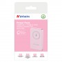Verbatim Charge 'n' Go Polimeri di litio (LiPo) 10000 mAh Carica wireless Rosa
