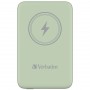 Verbatim Charge 'n' Go Polimeri di litio (LiPo) 10000 mAh Carica wireless Verde