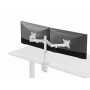 Equip Staffa di montaggio da tavolo articolata per doppio monitor da 17“-32”, bianco