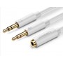 Ugreen 20897 cavo audio 0,2 m 2 x 3.5mm 3.5mm Bianco