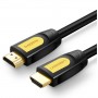 Ugreen 10128 cavo HDMI 1,5 m HDMI tipo A (Standard) Nero, Giallo