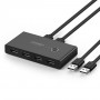 Ugreen 30767 hub di interfaccia USB 2.0 Nero