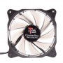 itek Cosmo Flow Case per computer Ventilatore 12 cm Nero, Bianco
