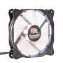itek Cosmo Flow Case per computer Ventilatore 12 cm Nero, Bianco