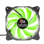 itek Cosmo Flow Case per computer Ventilatore 12 cm Nero, Verde
