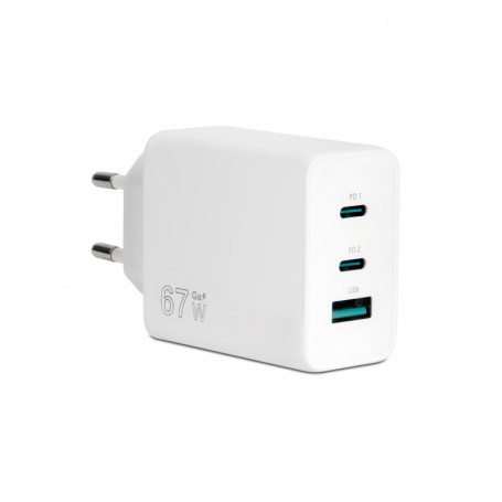 Vultech CC-367PDCUGWH Caricabatterie per dispositivi mobili Universale Bianco AC Ricarica rapida Interno