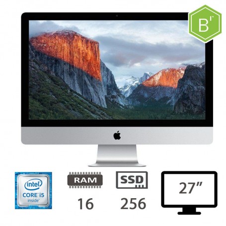 IMAC 27 5K (L15)I5-6500-@3.2GHZ/16/256/2Y - B