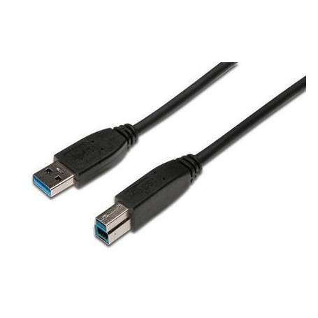 ASSMANN Electronic 1.8m USB 3.0 cavo USB USB 3.2 Gen 1 (3.1 Gen 1) 1,8 m USB A USB B Nero