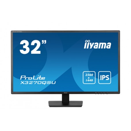 iiyama ProLite X3270QSU-B1 Monitor PC 81,3 cm (32") 2560 x 1440 Pixel Wide Quad HD LED Nero