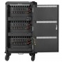V7 Carrello di ricarica CA Schuko 30 dispositivi - Per proteggere, conservare e caricare Chromebook, notebook e tablet. Ripiani 