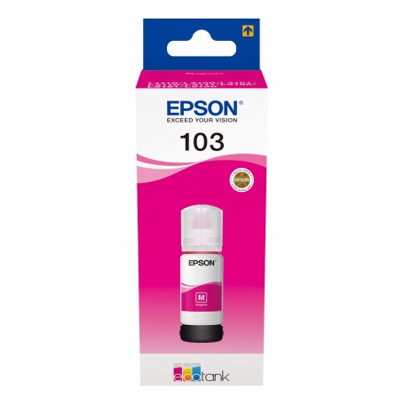 Epson 103 EcoTank Magenta ink bottle (WE) (C13T00S34A)