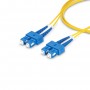 StarTech.com Cavo in fibra ottica duplex monomodale OS2 da SC a SC (UPC) da 10 m, 9/125µm, 40G/100G, Insensibile alla piegatura