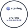 SIGNING OPZIONE MAIL-MERGE