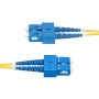 StarTech.com Cavo in fibra ottica duplex monomodale OS2 da SC a SC (UPC) da 1m, 9/125µm, 40G/100G, Insensibile alla piegatura, 