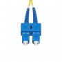 StarTech.com Cavo in fibra ottica duplex monomodale OS2 da SC a SC (UPC) da 1m, 9/125µm, 40G/100G, Insensibile alla piegatura, 
