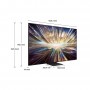 Samsung TV Neo QLED 8K 75” QE75QN800DTXZT Smart TV Wi-Fi Graphite Black 2024, NQ8 AI GEN2 Processor 8K, 8K AI Upscaling, Infin