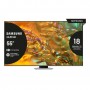 Samsung Q80D TV QLED 4K 55” QE55Q80DATXZT Smart TV Wi-Fi Eclipse Silver 2024, Processore NQ4 AI GEN2, 4K AI Upscaling, Simple 