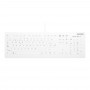 CHERRY AK-C8112 tastiera Medico USB QWERTY Spagnolo Bianco