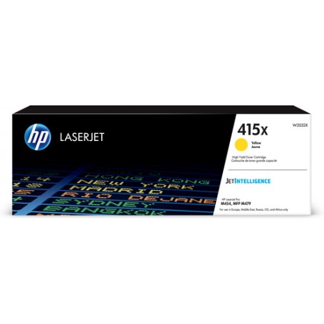 HP Cartuccia toner giallo originale LaserJet 415X ad alta capacità (W2032X)