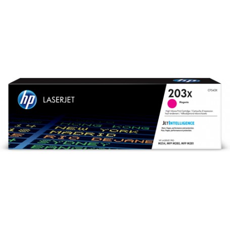 HP Cartuccia toner magenta originale ad alta capacità LaserJet 203X (CF543X)