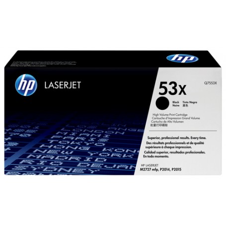 HP Cartuccia Toner originale nero ad alta capacità LaserJet 53X (Q7553X)