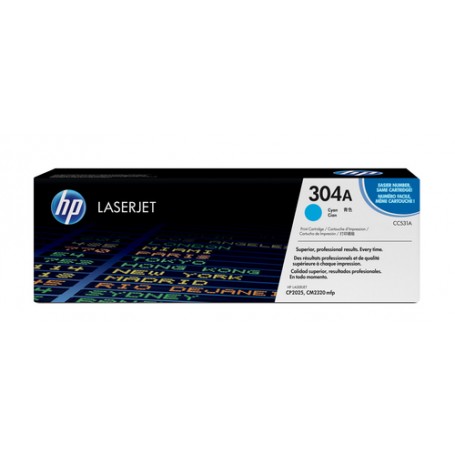 HP Cartuccia Toner originale ciano LaserJet 304A (CC531A)