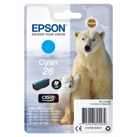 Epson Polar bear Cartuccia Ciano (C13T26124012)
