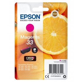Epson Oranges Cartuccia Magenta T33 Claria Premium (C13T33434022)