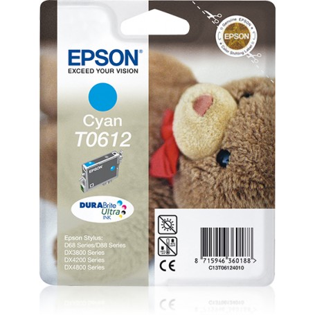 Epson Teddybear Cartuccia Ciano (C13T06124020)