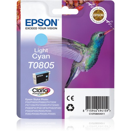 Epson Hummingbird Cartuccia Ciano chiaro (C13T08054021)