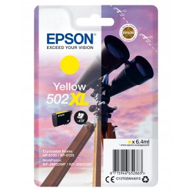 Epson Singlepack Yellow 502XL Ink (C13T02W44020)