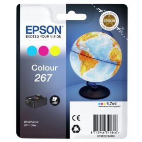 Epson Globe Singlepack Colour 267 ink cartridge (C13T26704010)