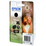 Epson Squirrel Singlepack Black 378XL Claria Photo HD Ink (C13T37914010)