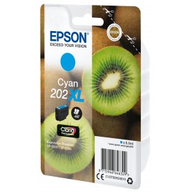 Epson Kiwi Singlepack Cyan 202XL Claria Premium Ink (C13T02H24020)
