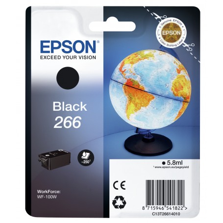 Epson Globe Singlepack Black 266 ink cartridge (C13T26614020)