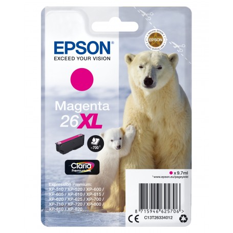 Epson Polar bear Cartuccia Magenta XL (C13T26334012)